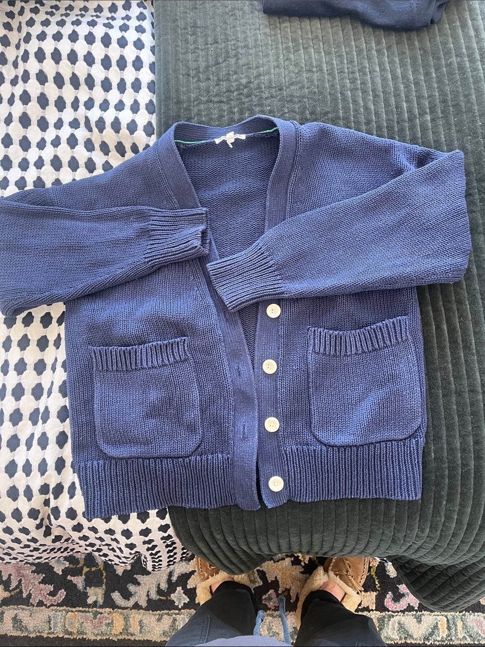 Alex Mill Emma Cardigan Navy - Picture 7 of 12